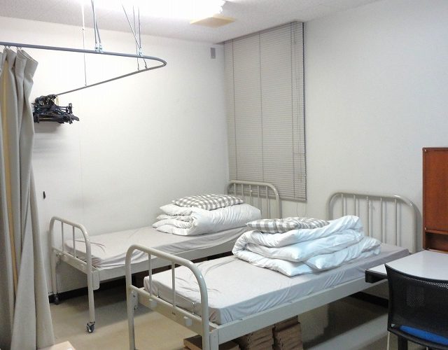 ▲ベッドが2台あり、ゆっくり休めます