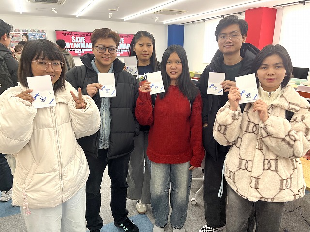 ミャンマー地震 義援金授与式