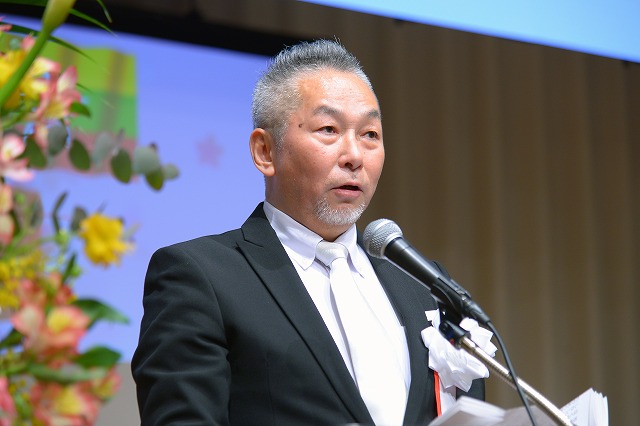 ▲式辞：本校校長 中広義隆