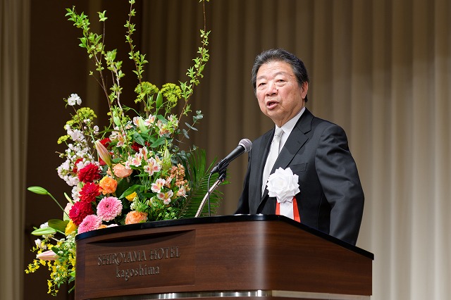 ▲理事長挨拶：学校法人九州総合学院 理事長 川越宏樹